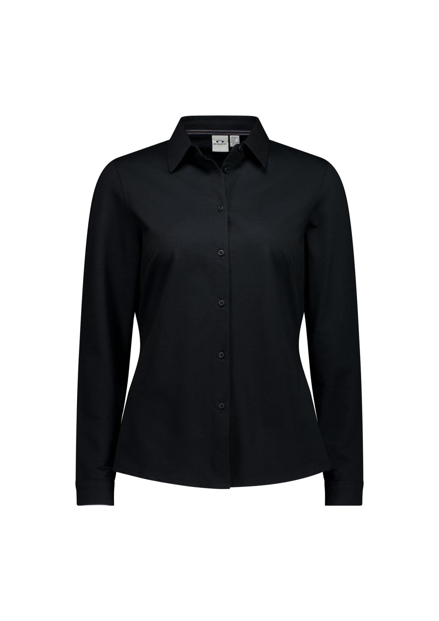 Womens Venture Long Sleeve Shirt - Black